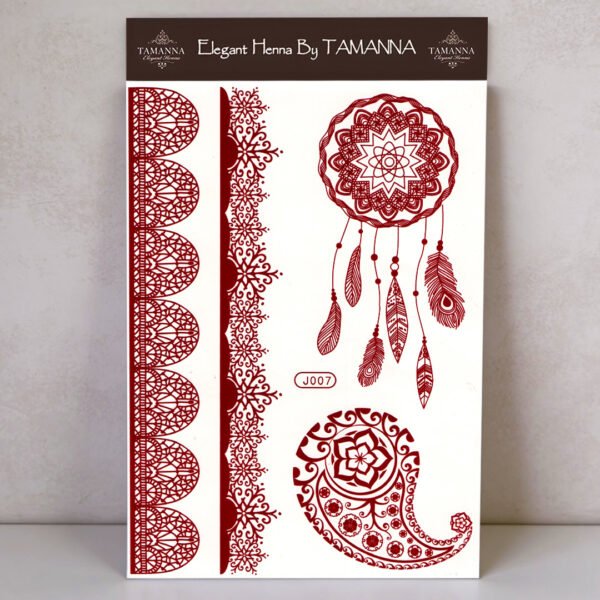HENNA STICKERS J007