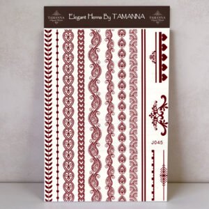 HENNA STICKERS J045