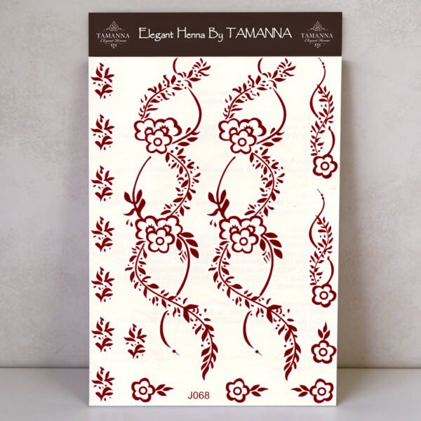 HENNA STICKERS J068