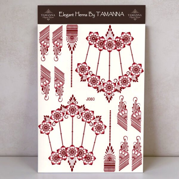 HENNA STICKERS J080