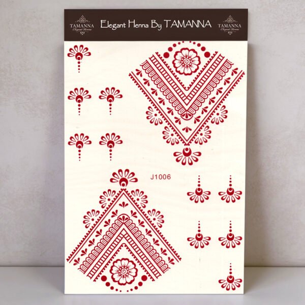 HENNA STICKERS J1006
