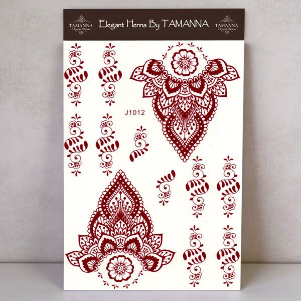 HENNA STICKERS J1012
