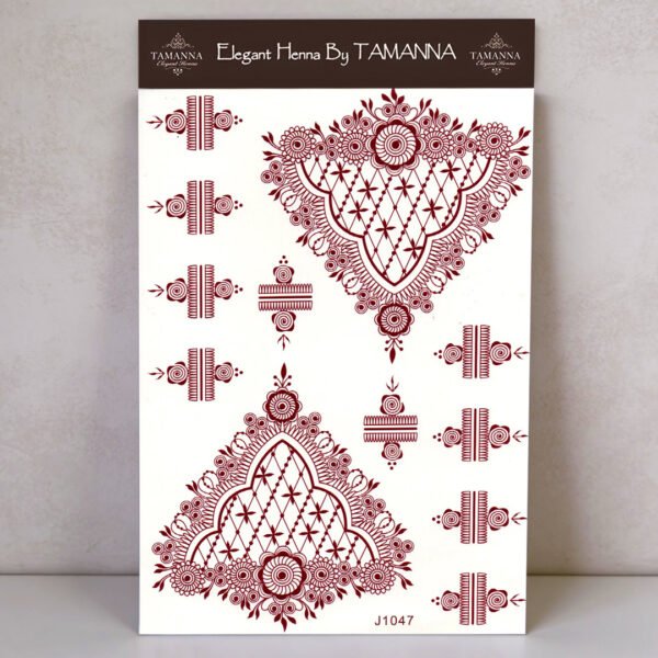 HENNA STICKERS J1047